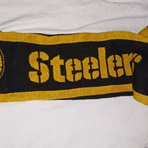 NFL Black and Gold Steelers Scarf